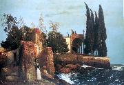 Arnold Bocklin Villa am Meer oil painting picture wholesale